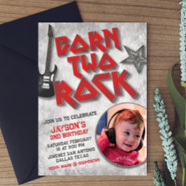 Convites Nasceu Two Rock com Imagem