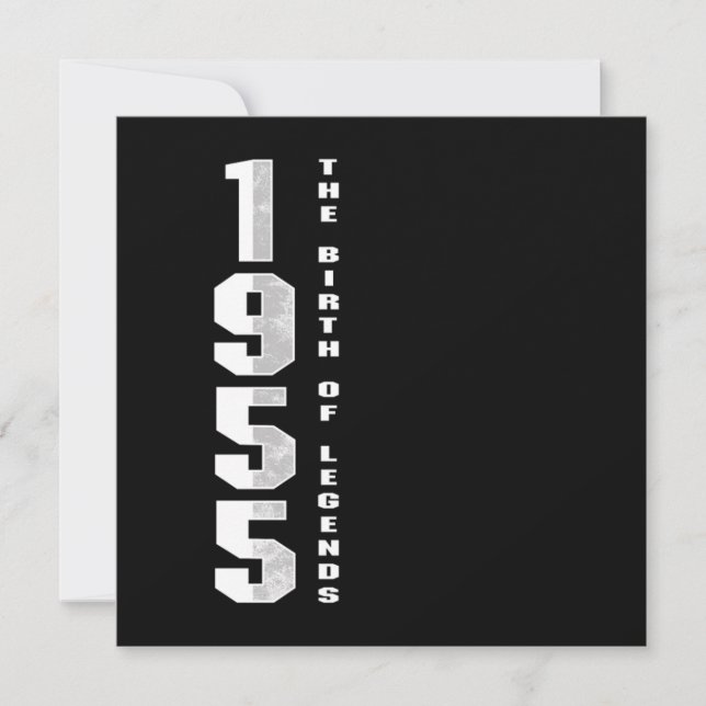 Convites Nascimento das lendas 1955 65. º presente de anive (Frente)