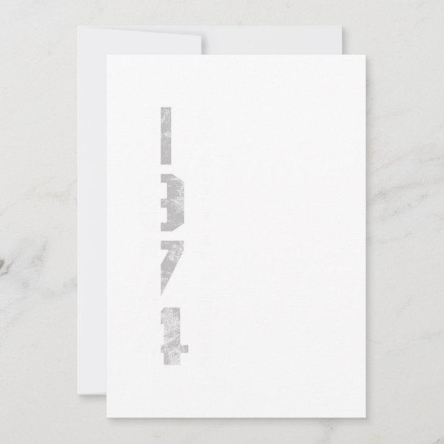 Convites Nascimento das lendas 1974 46. º presente de anive (Frente)