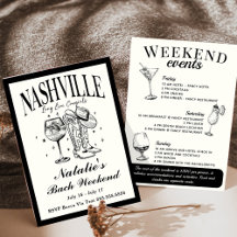 Nashville Bachelorette Social Cocktail Itinerário