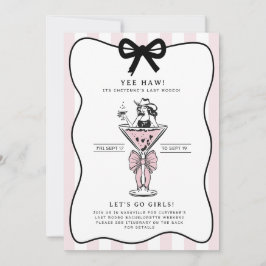 Convites Nashville Last Rodeo Bachelorette