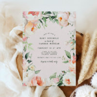 Nata-Pinta-Rosa, Peony Floral Baby Girl Sprinkle