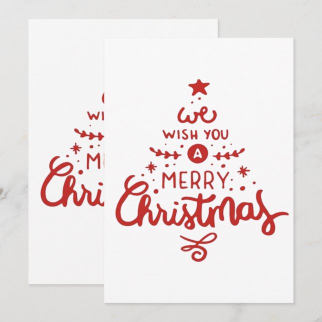 Convites Natal  (Frente/Verso)