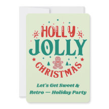 Natal Alegre Holly Jolly Homemem de Biscoito de Ge