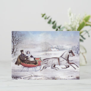 Convites Natal Antigo, O Caminho do Inverno, Cavalo de Tren