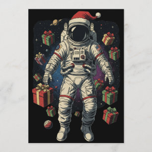 Convites Natal Astronauta Natal