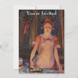 Convites Natal Baking Vintage