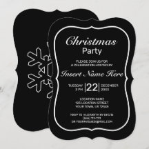 Natal branco preto minimalista moderno