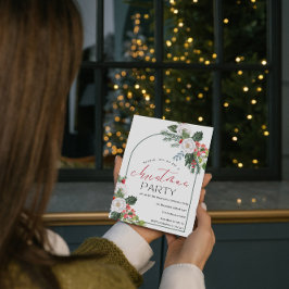 Convites Natal com Aquarela Natal no Natal