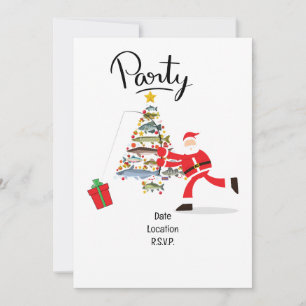 Convites Natal com o Papai Noel