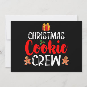 Convites Natal Cookie Crew Family Pajamas Xmas Holiday