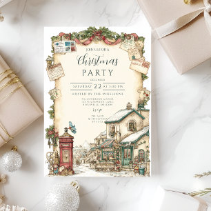 Convites Natal da Caixa Postal Vitoriana