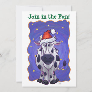 Convites Natal da vaca