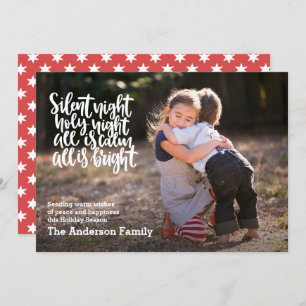 Convites Natal de Natal de Santa Noite Silenciosa
