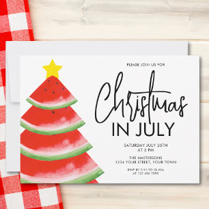 Convites Natal em julho