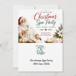 Convites Natal em Julho com PAPAI NOEL Salve a data