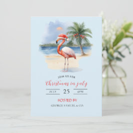 Convites Natal em julho Nome personalizado da empresa Logot
