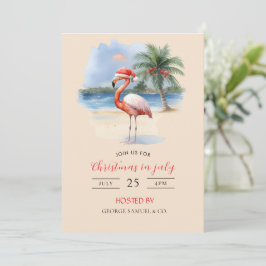 Convites Natal em julho Nome personalizado da empresa Logot