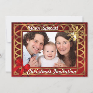 Convites Natal foto personalizada
