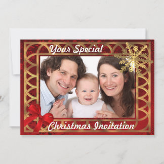 Convites Natal foto personalizada