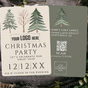 Convites Natal minimalista para logotipos profissionais