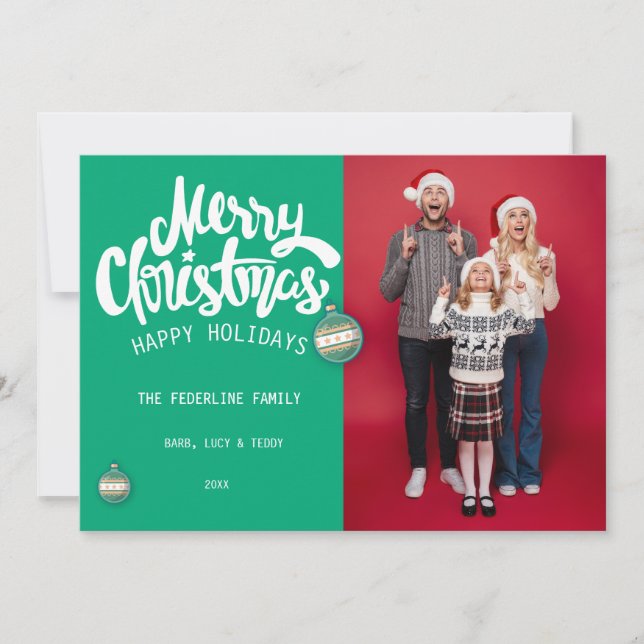 Convites Natal moderno (Frente)