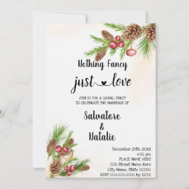 Convites Natal Nada Rico apenas Ama Elopete