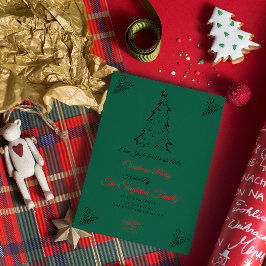 Convites Natal não fotográfico