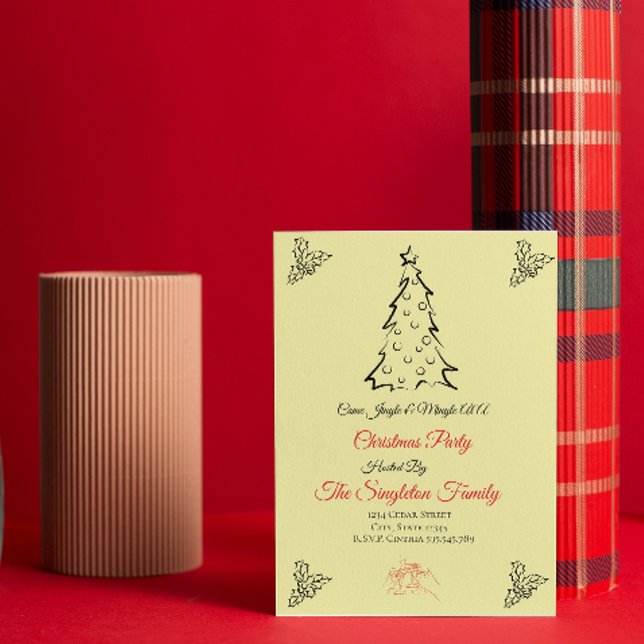 Convites Natal não fotográfico (Criador carregado)