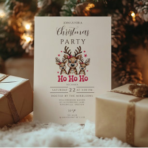 Convites Natal Papai Noel dos Renques