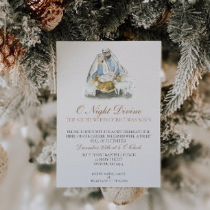 Convites Natal Religioso Convidar Igreja Natal