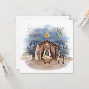 Convites Natal Religioso Nascimento Jesus Batismo I