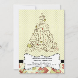 Convites Natal Retro