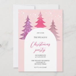 Convites Natal Rosa-Rosa