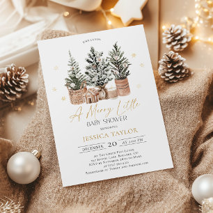Convites Natal Russo do inverno Um Chá de fraldas Feliz