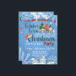 Convites Natal Winter Wonderland Corporate Party<br><div class="desc">"Entra numa terra maravilhosa mágica do inverno conosco! Junte-se à nossa festa de Natal corporativa em meio a uma paisagem de neve respiratória, onde o espírito da estação ganha vida. Os gráficos encantadores de uma casa acolhedora e um 'C' festivo adormecidos com um chapéu de Natal que deu o tom...</div>