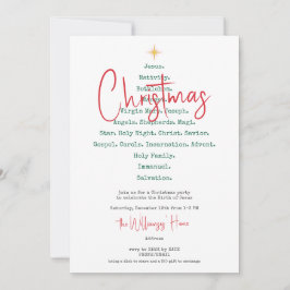 Convites Natividade Natal Christian Faith Jesus Religião