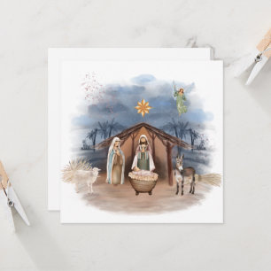 Convites Natividade Natal Religiosa Nascimento Jesus Batism
