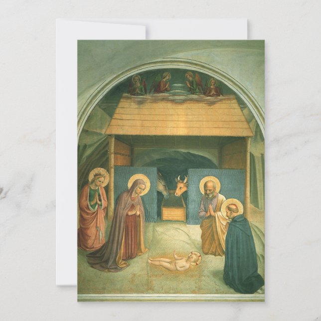 Convites Natividade por Fra Angelico (Frente)