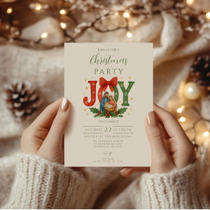 Convites Natividade Religiosa de Natal
