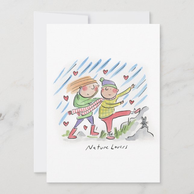 Convites Nature Lovers (Frente)