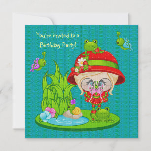 Convites Natureza Sapo Faery