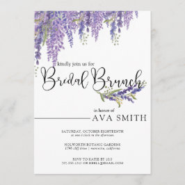 Convites Nave de Bridesmaids Brunch, árvore de Wisteria Ele