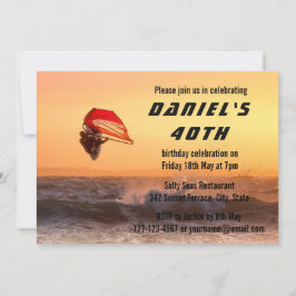 Convites Navegação No Sunset Surfer Sailinternado Personali