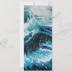 Convites Navio no mar em tempestade