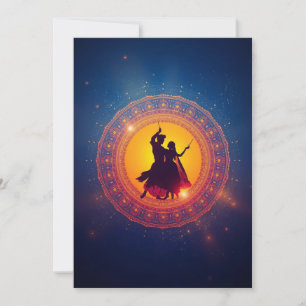 Convites Navratri - Um Festival de Devoção e Dança