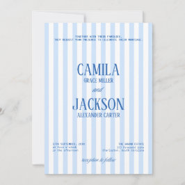 Convites Navy Blue Wedding