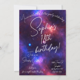 Convites Nebula Birthday