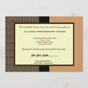 Convites Negócio novo da casa aberta