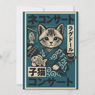 Convites Neko Noodle Noights